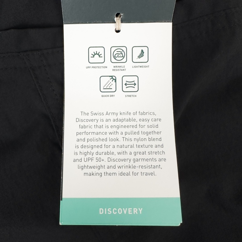 Royal Robbins Discovery Bermuda Shorts Womens 16 Black Nylon Hiking Outdoors - Picture 7 of 16